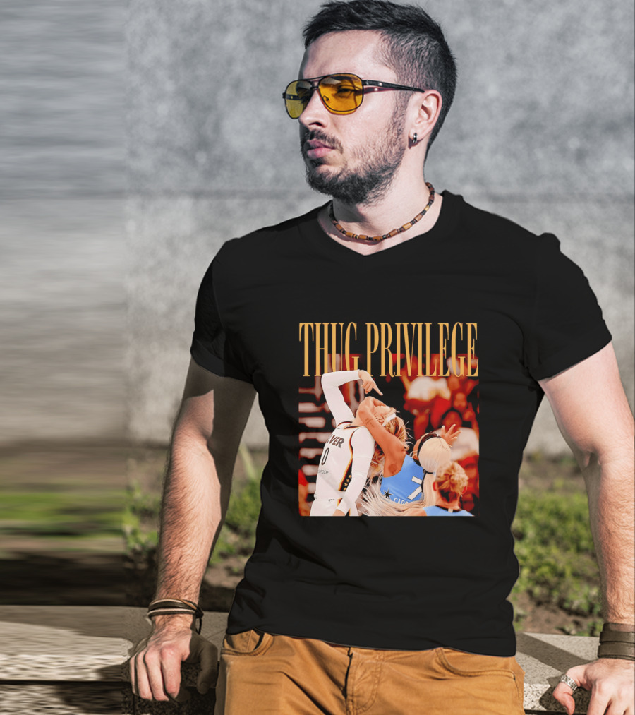Thug Privilege Sophie Cunningham Basketball Action T-Shirt