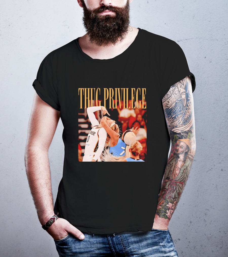 Thug Privilege Sophie Cunningham Basketball Action T-Shirt