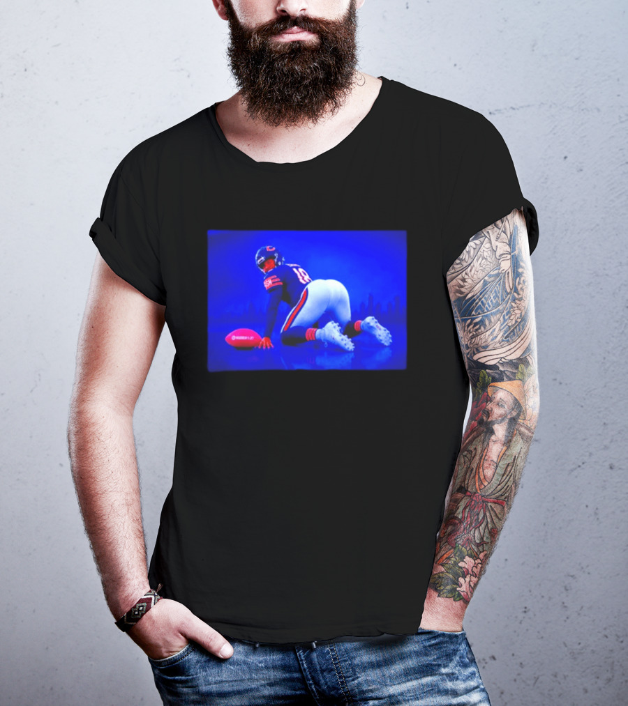 Caleb Williams Madden 27 Chicago Bears Football Sports Game T-Shirt