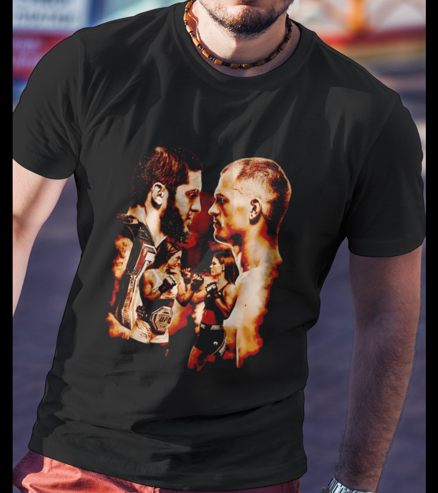 UFC 330 Matchup Islam Makhachev Vs Alexander Volkanovski Face Off T-Shirt