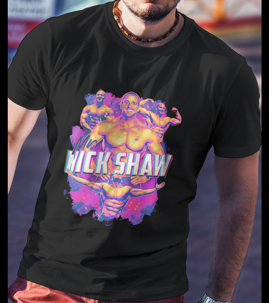 Mr Nick Shaw Bodybuilding Motivation Fitness Enthusiast Hype T-Shirt