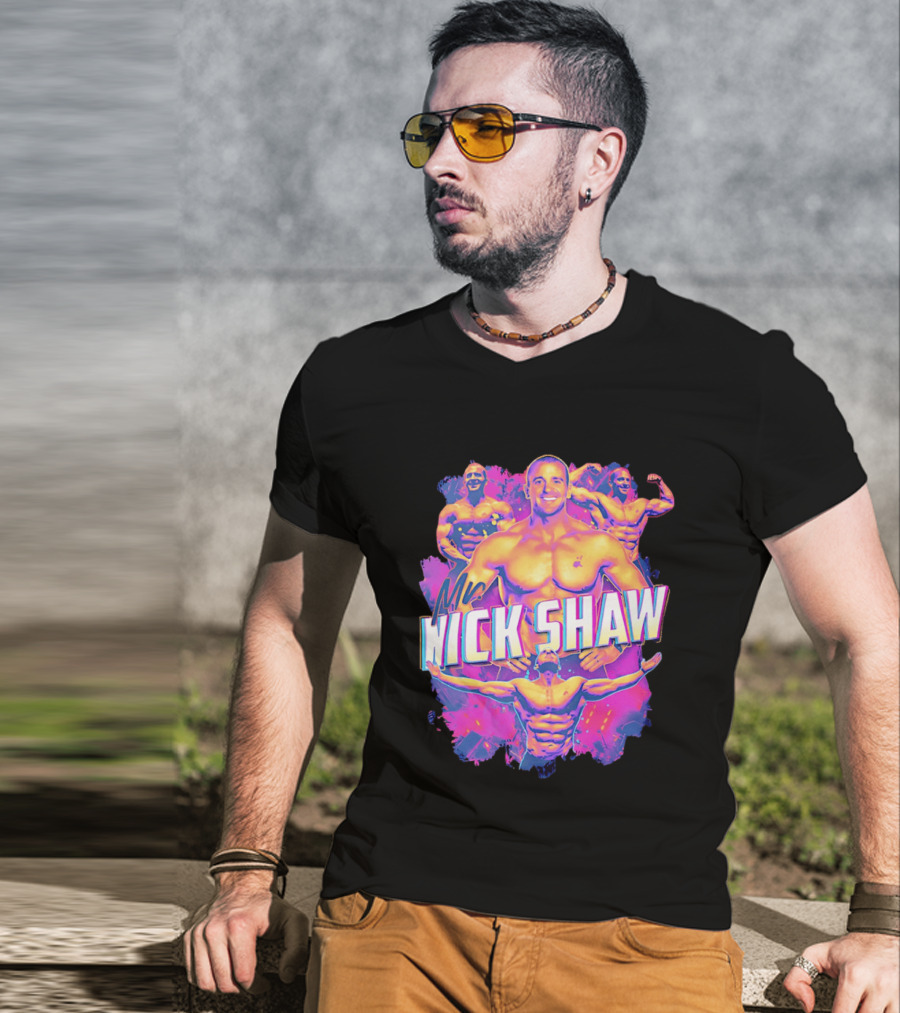 Mr Nick Shaw Bodybuilding Motivation Fitness Enthusiast Hype T-Shirt