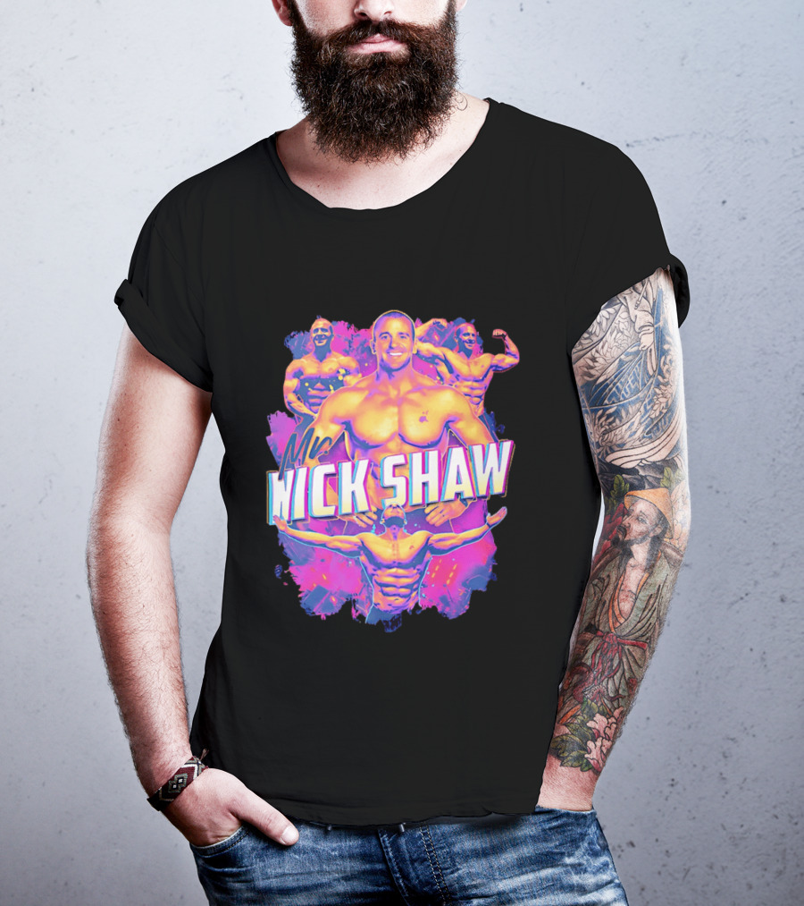 Mr Nick Shaw Bodybuilding Motivation Fitness Enthusiast Hype T-Shirt