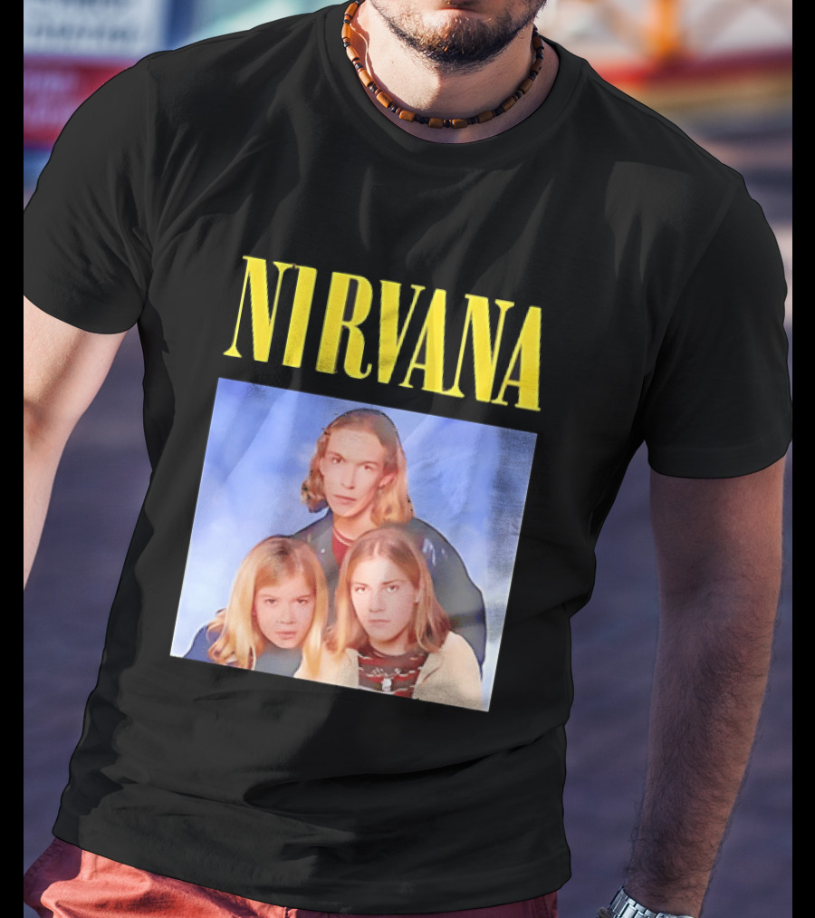 Nirvana Hanson Trio Blue Cloud Bootleg T-Shirt