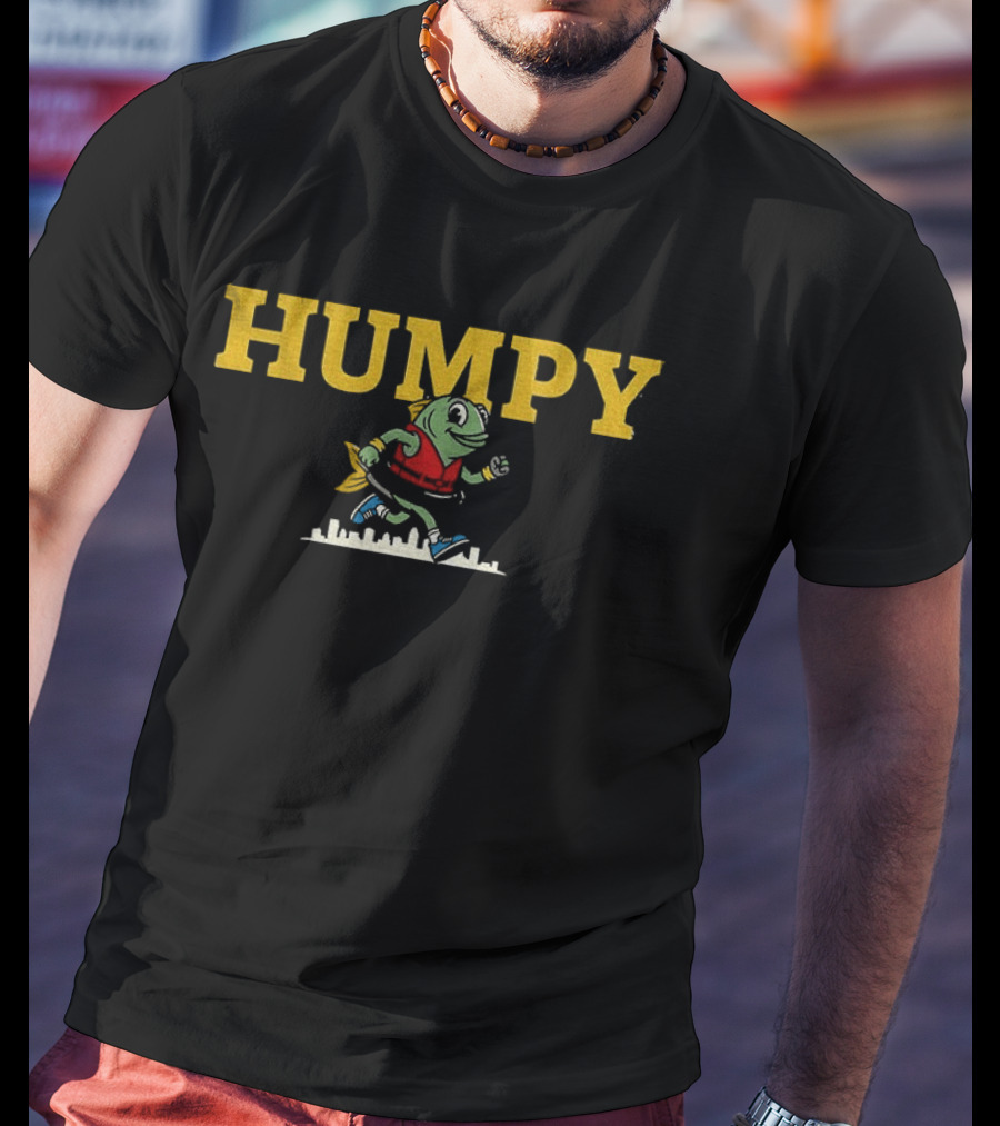 Seattle Mariners Humpy The Salmon Running Vintage Baseball T-Shirt