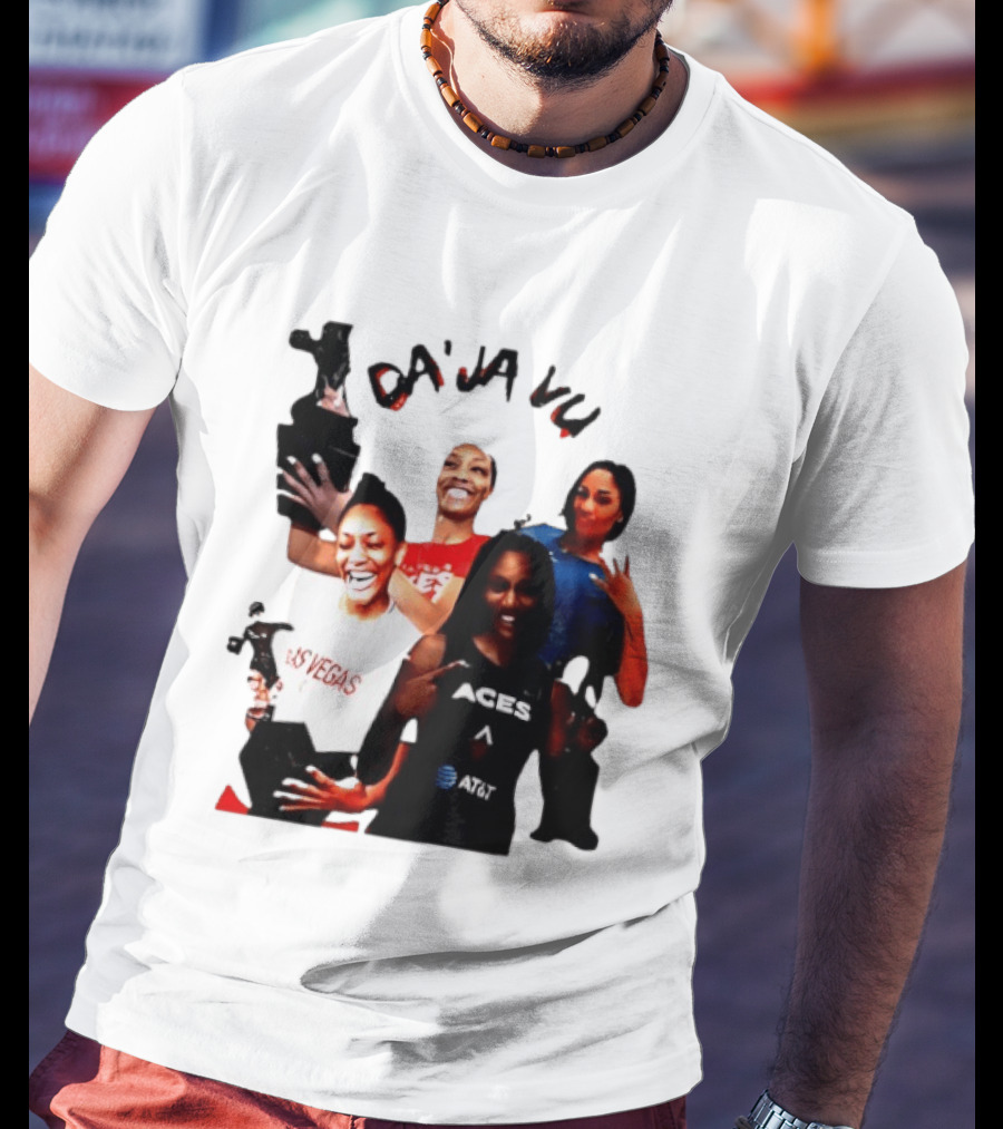 Aja Wilson DA'JA Vu Las Vegas Aces 4X MVP WNBA Legend T-Shirt