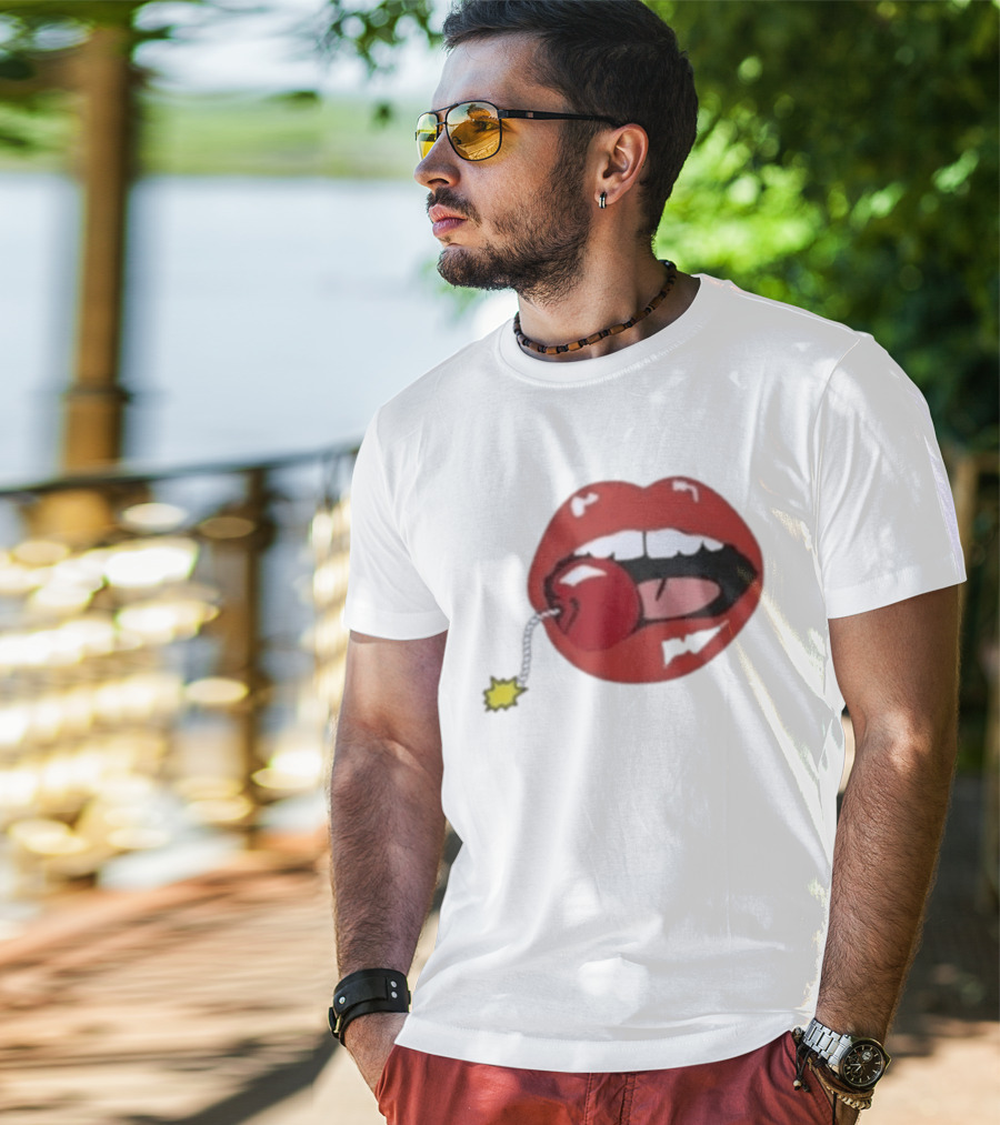 Argylle Aidan Wilde Cherry Lips Bomb T-Shirt
