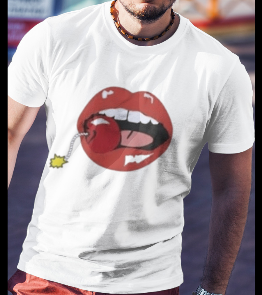 Argylle Aidan Wilde Cherry Lips Bomb T-Shirt