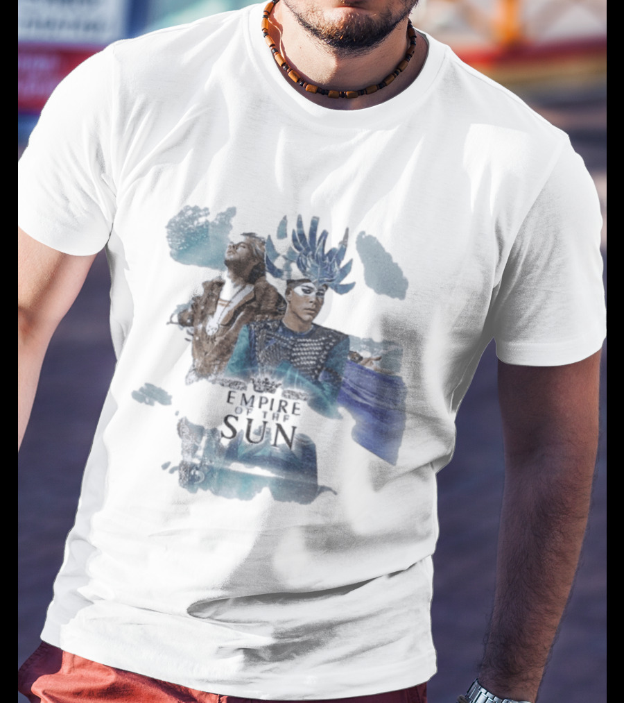 Empire Of The Sun White Ice On The Dune Duo Visual T-Shirt