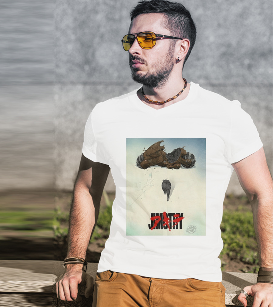 Jimothy Akira Kaneda Bike Homage Neo Tokyo Anime T-Shirt