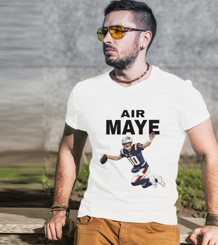 New England Football Air Maye Quarterback Number 10 T-Shirt