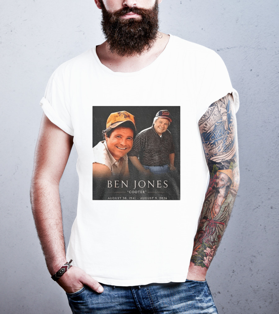 Ben Jones Cooter Memorial August 30 1941 August 9 2026 T-Shirt