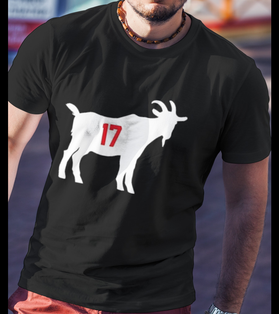 17 White Billy Goat T-Shirt