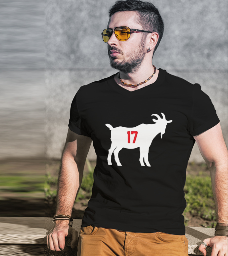 17 White Billy Goat T-Shirt