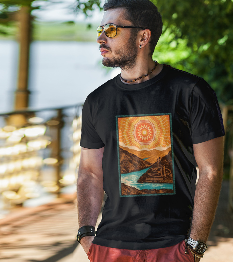 311 August 11 2026 Nampa ID Sunburst Mountain River Scene T-Shirt