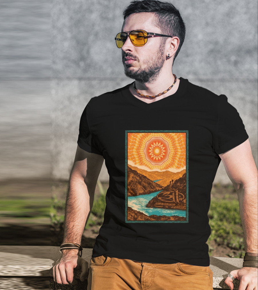 311 August 11 2026 Nampa ID Sunburst Mountain River Scene T-Shirt
