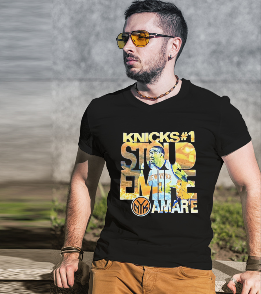Knicks #1 Stoudemire Amare New York NYK T-Shirt