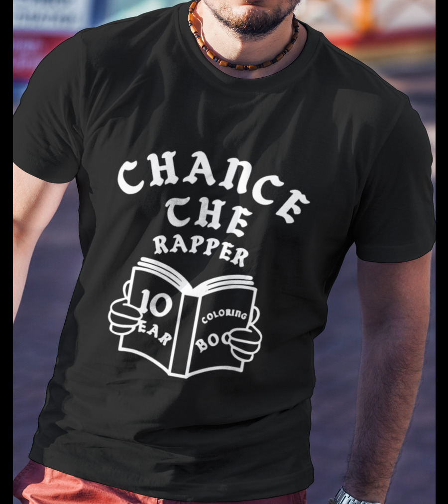 Chance The Rapper 10 Year Coloring Book T-Shirt