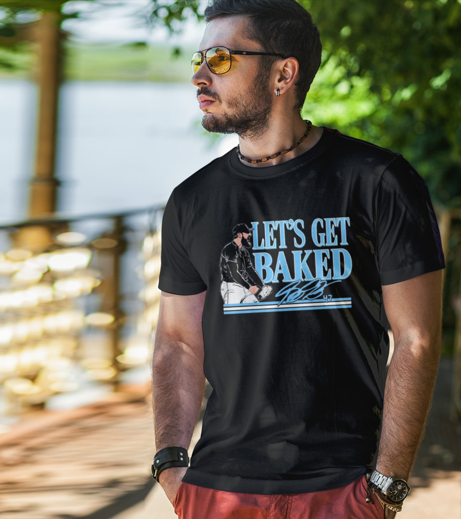Corbin Burnes Let's Get Baked MLB Baseball Player T-Shirt