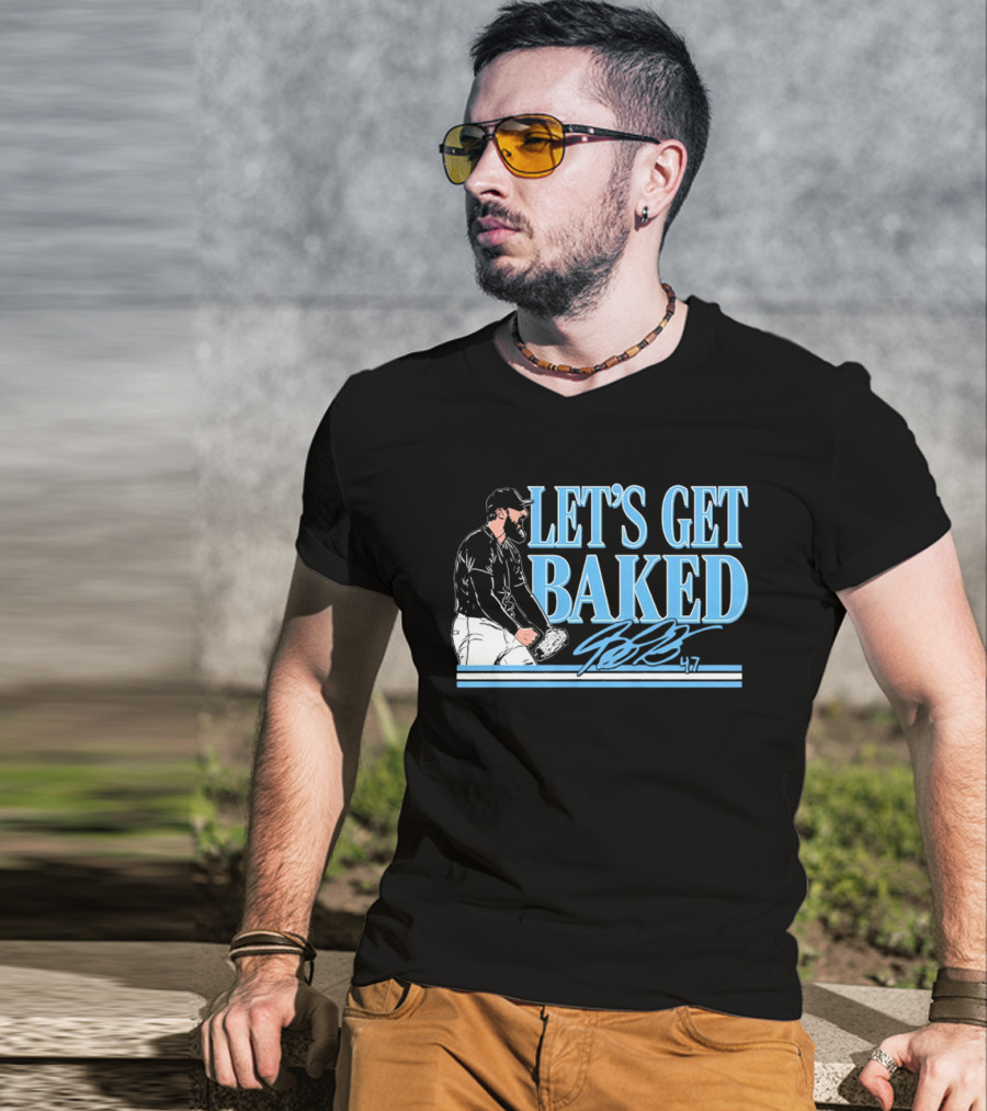 Corbin Burnes Let's Get Baked MLB Baseball Player T-Shirt