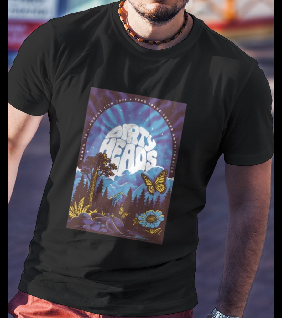 Dirty Heads August 11 2026 Nampa ID Ford Idaho Center Amphitheater Tour T-Shirt