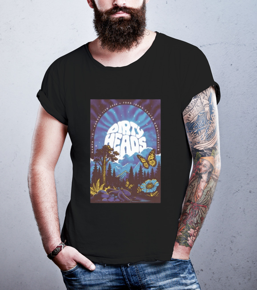 Dirty Heads August 11 2026 Nampa ID Ford Idaho Center Amphitheater Tour T-Shirt