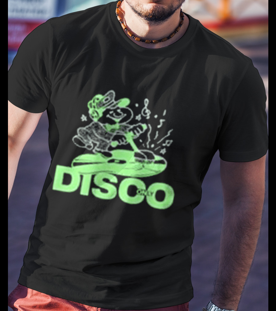 Disco Only Groove Maintenance Retro Character Dance Vibes T-Shirt