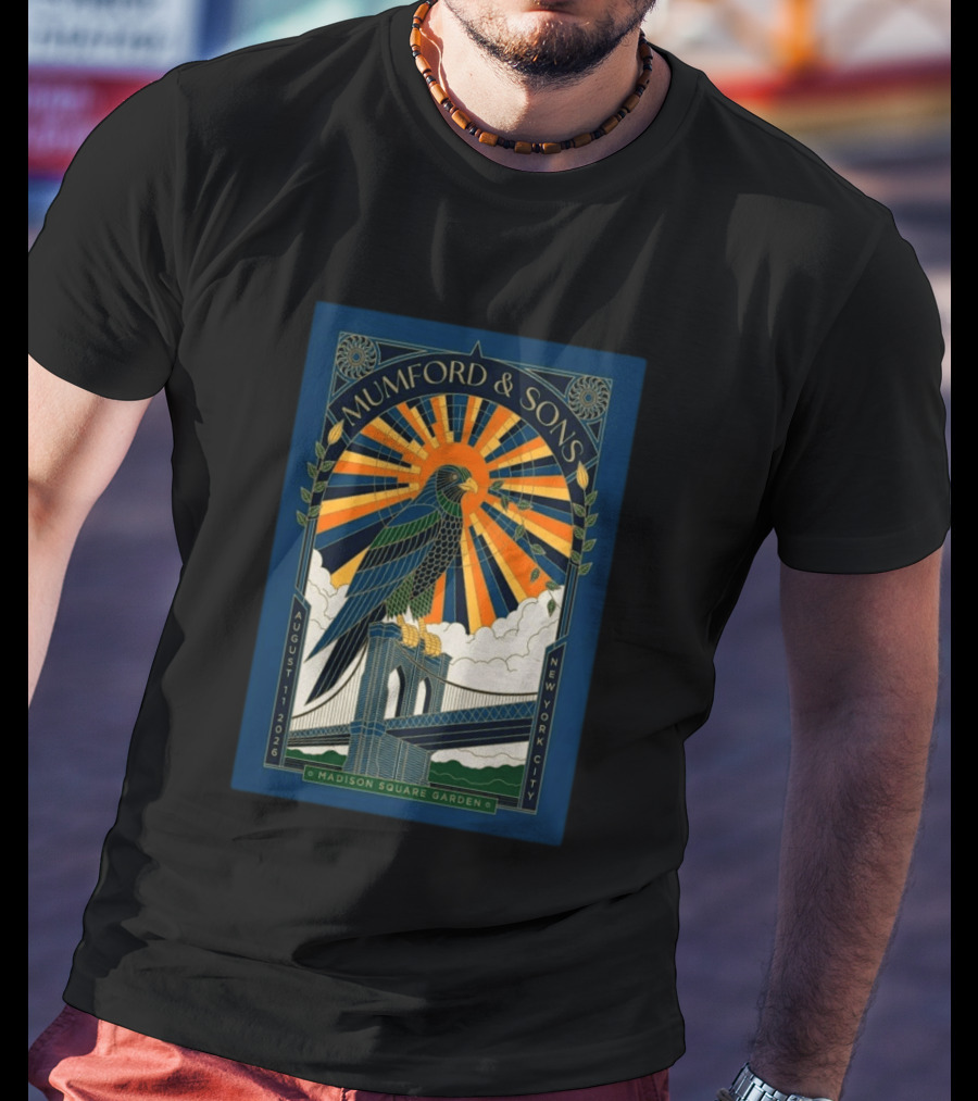 Mumford And Sons Madison Square Garden August 11 2026 New York City T-Shirt
