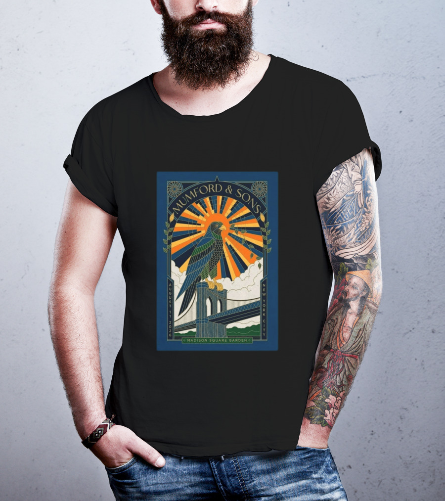 Mumford And Sons Madison Square Garden August 11 2026 New York City T-Shirt