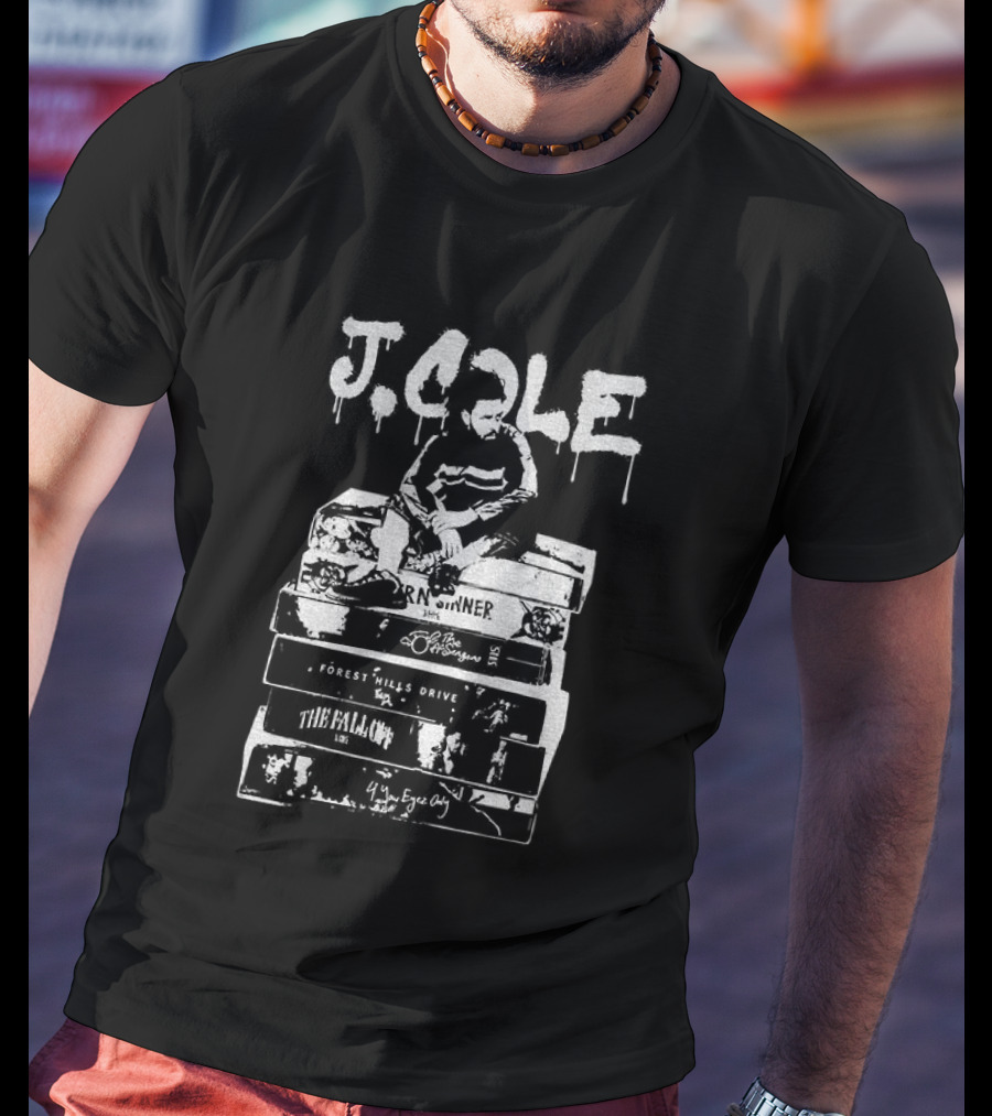 J Cole The Fall Off Stack Dreamville Aesthetic T-Shirt
