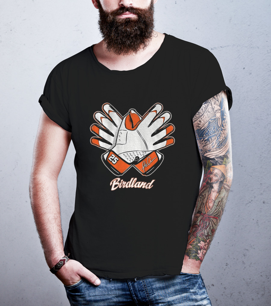 Birdland Bird Hands Celebration Pete Alonso Signature 25 T-Shirt