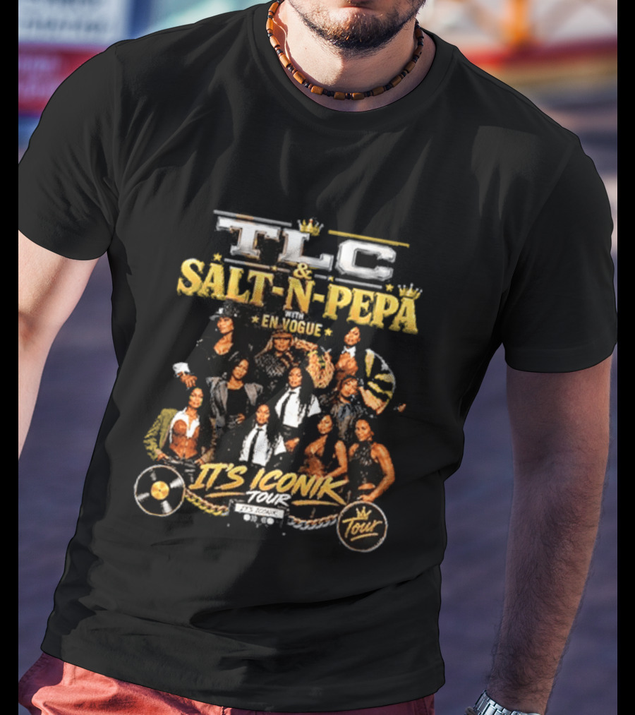 TLC Salt N Pepa En Vogue It's Iconik Tour 2026 T-Shirt