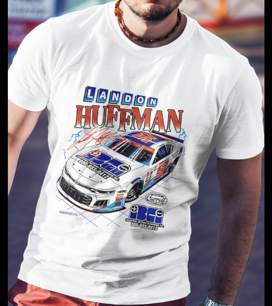Landon Huffman 2026 Cars Tour Fully Charged Racing T-Shirt