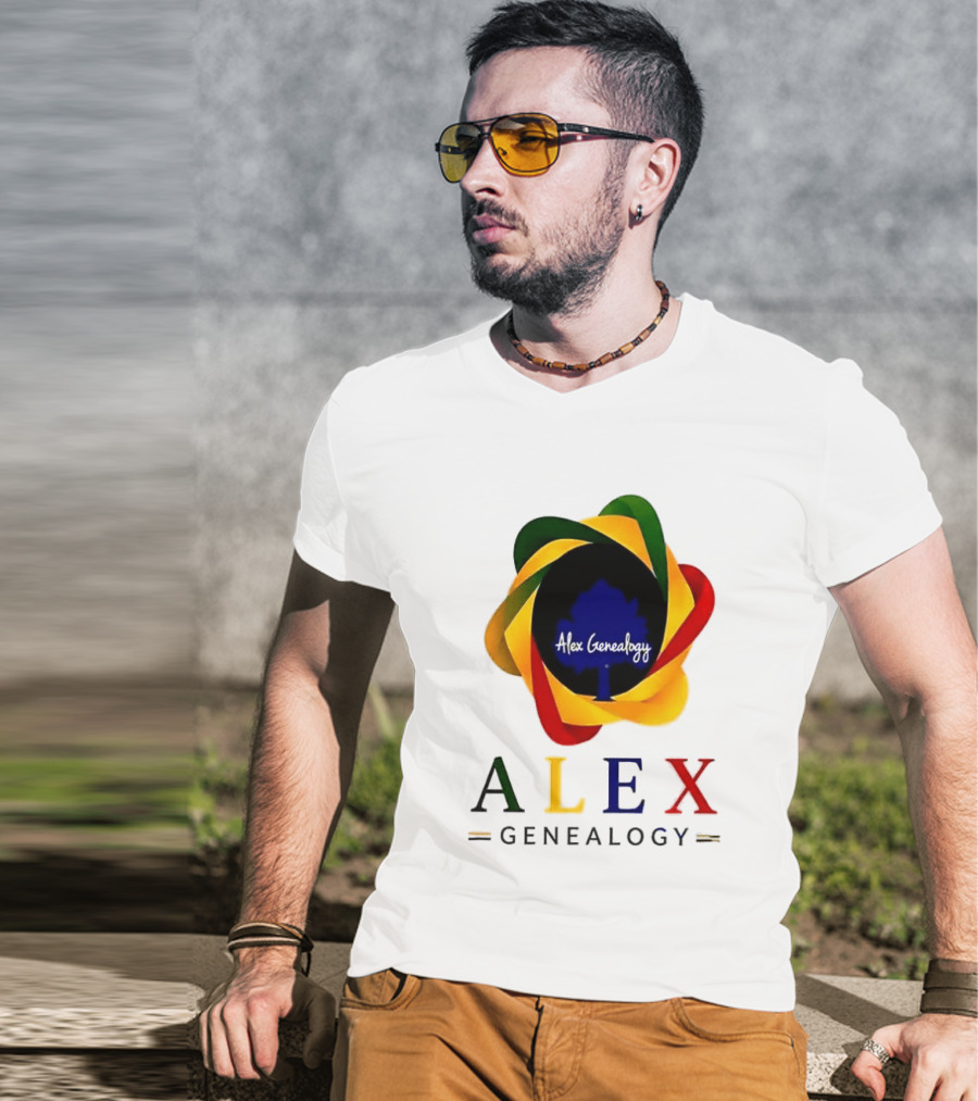 Alex Genealogy Trust Census Records More Than People Colorful Tree T-Shirt