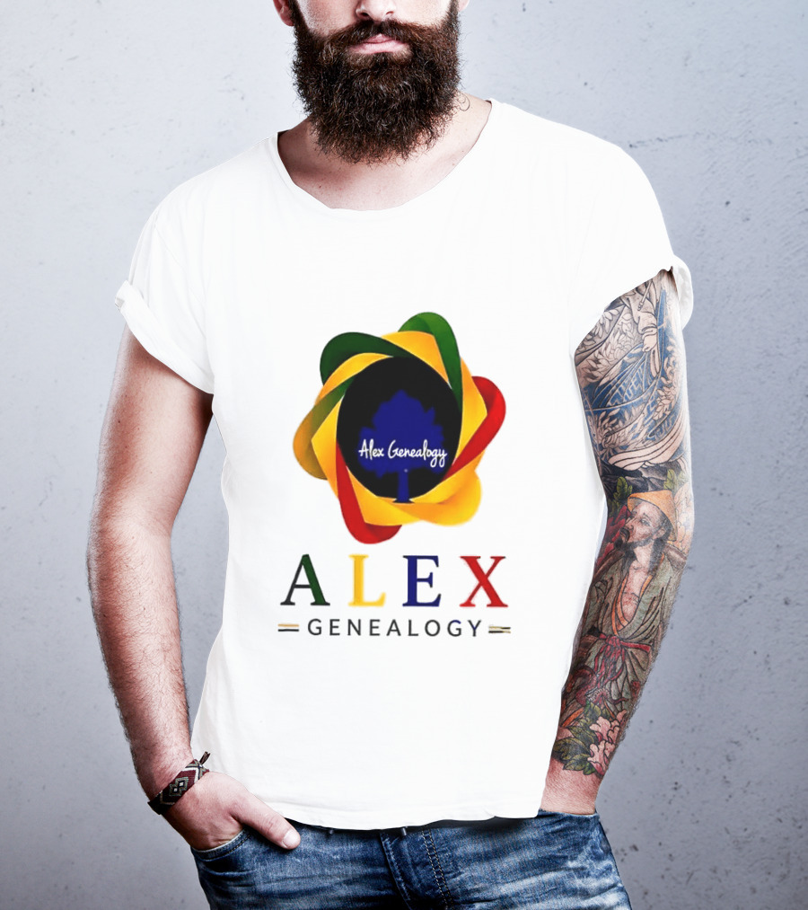 Alex Genealogy Trust Census Records More Than People Colorful Tree T-Shirt