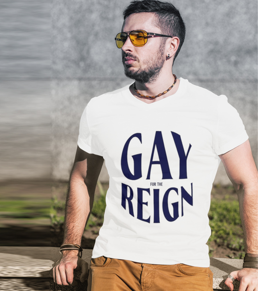 Reign FC Wildfang Pride Gay For The Reign T-Shirt