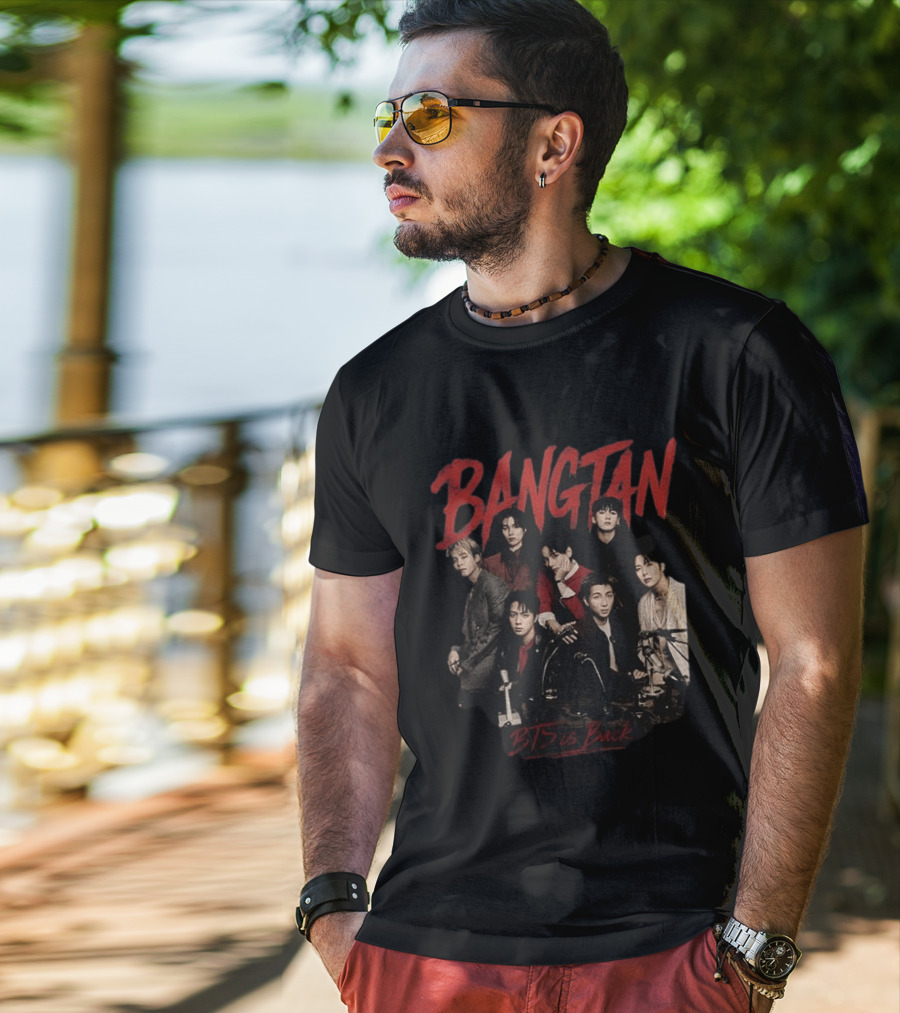 Bangtan BTS Is Back World Tour Kpop Lover T-Shirt