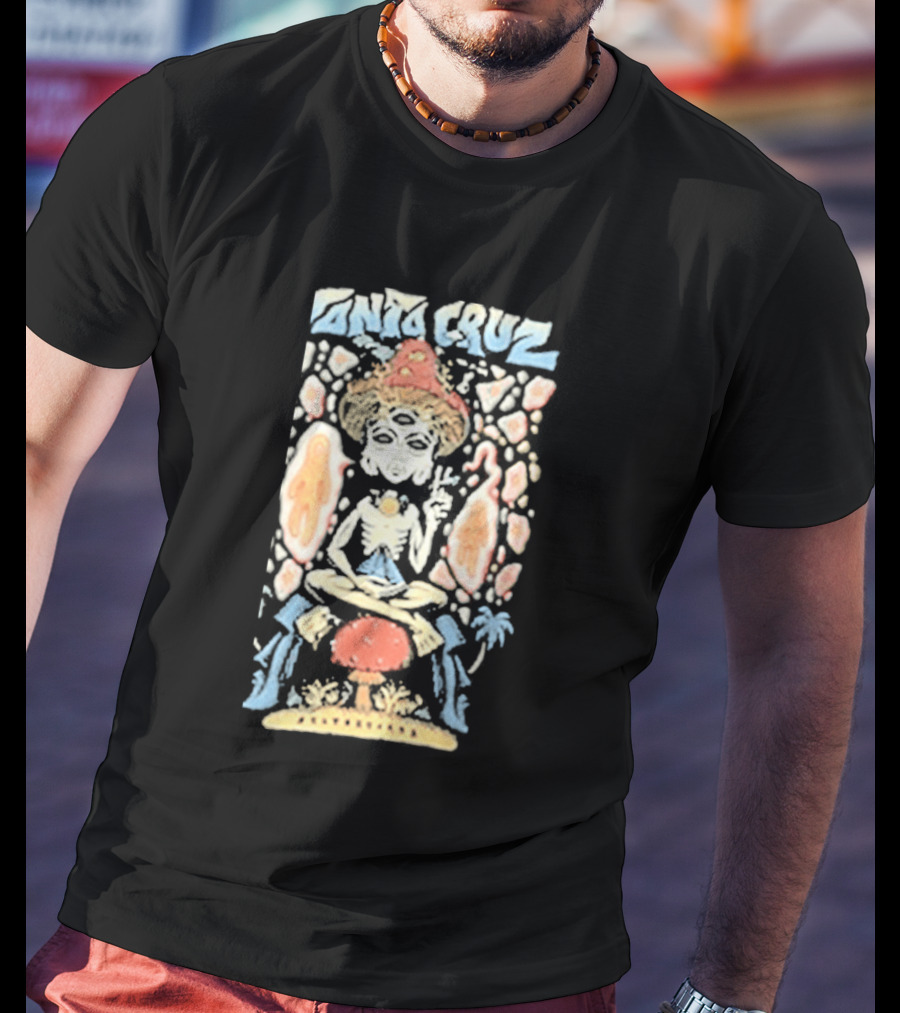 Boardertown Santa Cruz Winkowski Spaced Out Trippy 70s T-Shirt