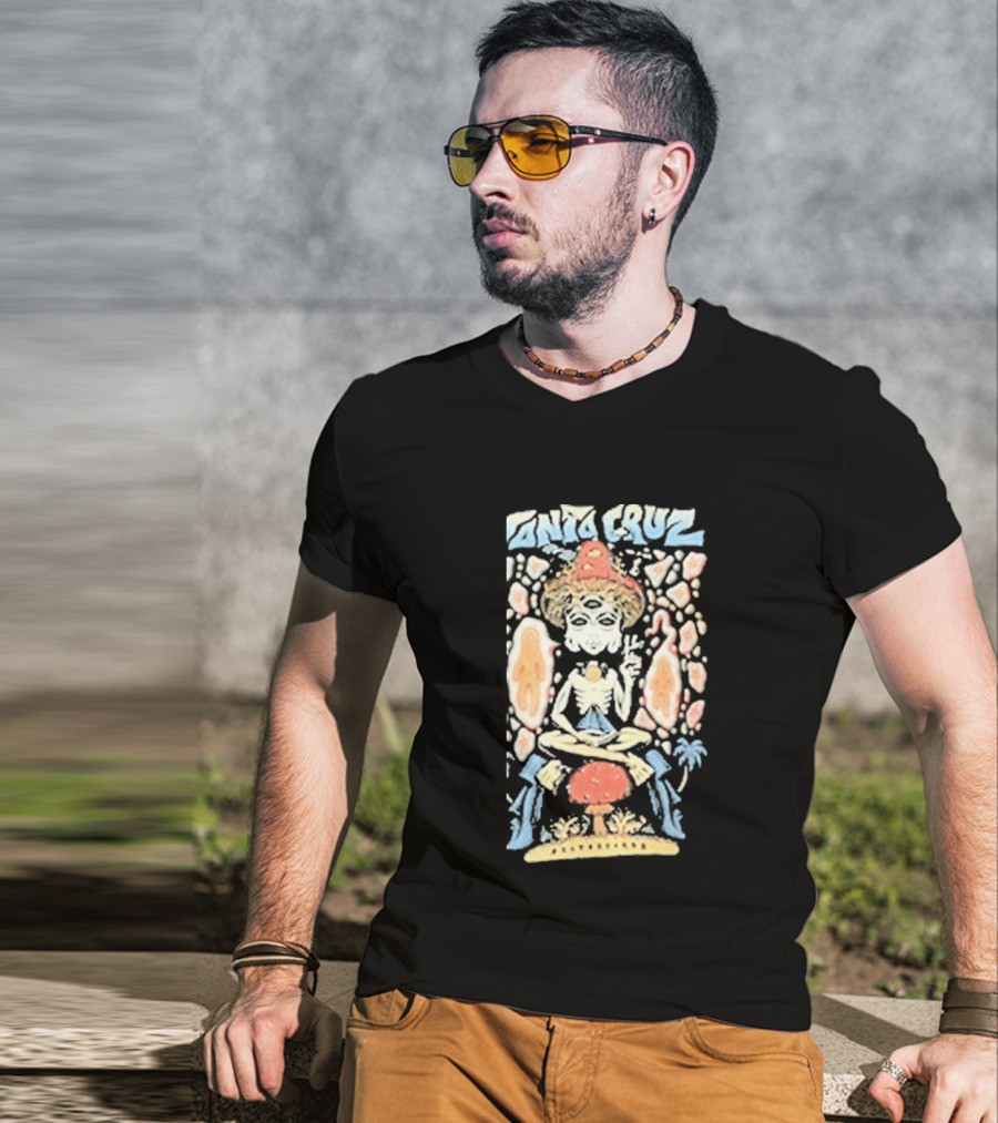 Boardertown Santa Cruz Winkowski Spaced Out Trippy 70s T-Shirt