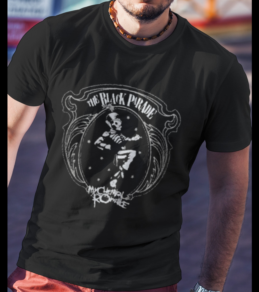 My Chemical Romance The Black Parade 2026 Tour North America Skeleton City T-Shirt