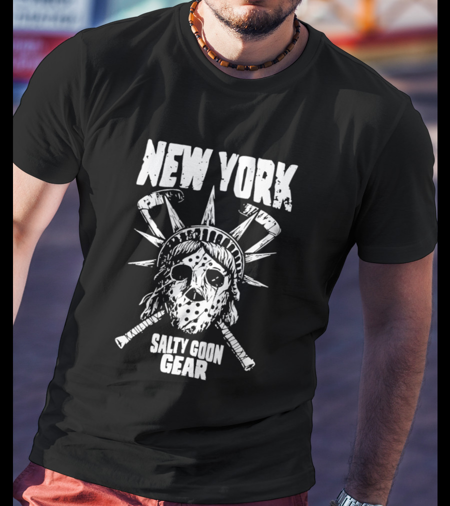 New York Salty Goon Gear Hockey T-Shirt