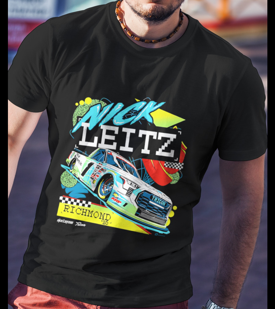 Nick Leitz Richmond NC Tricon Truck Series 2026 Racing T-Shirt