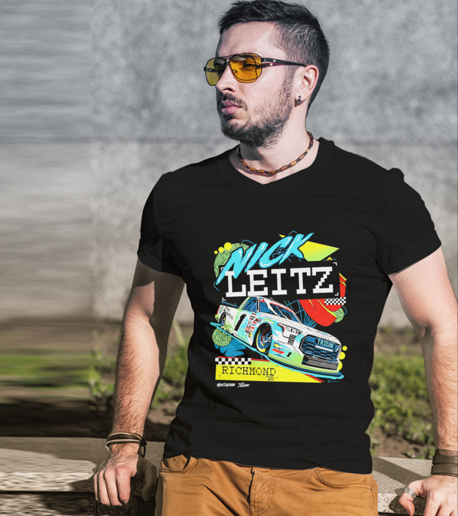 Nick Leitz Richmond NC Tricon Truck Series 2026 Racing T-Shirt