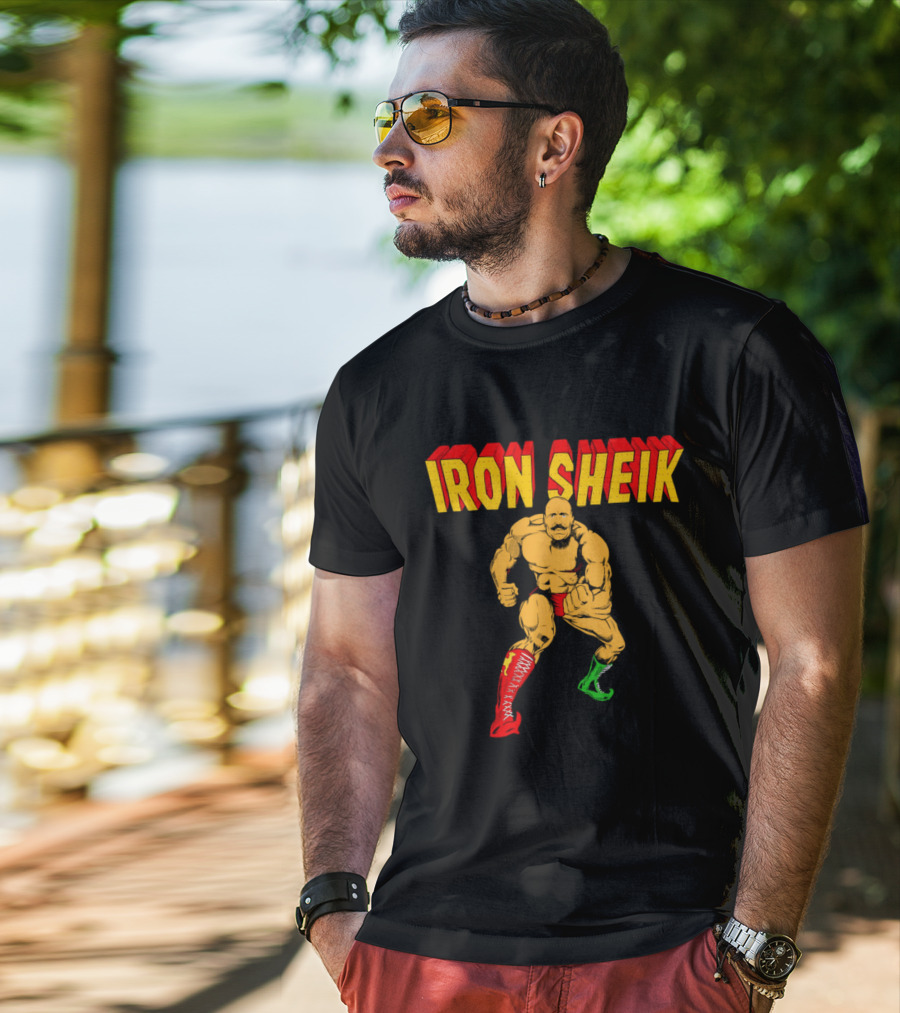 Iron Sheik Wrestling Legend Iconic Wrestler T-Shirt