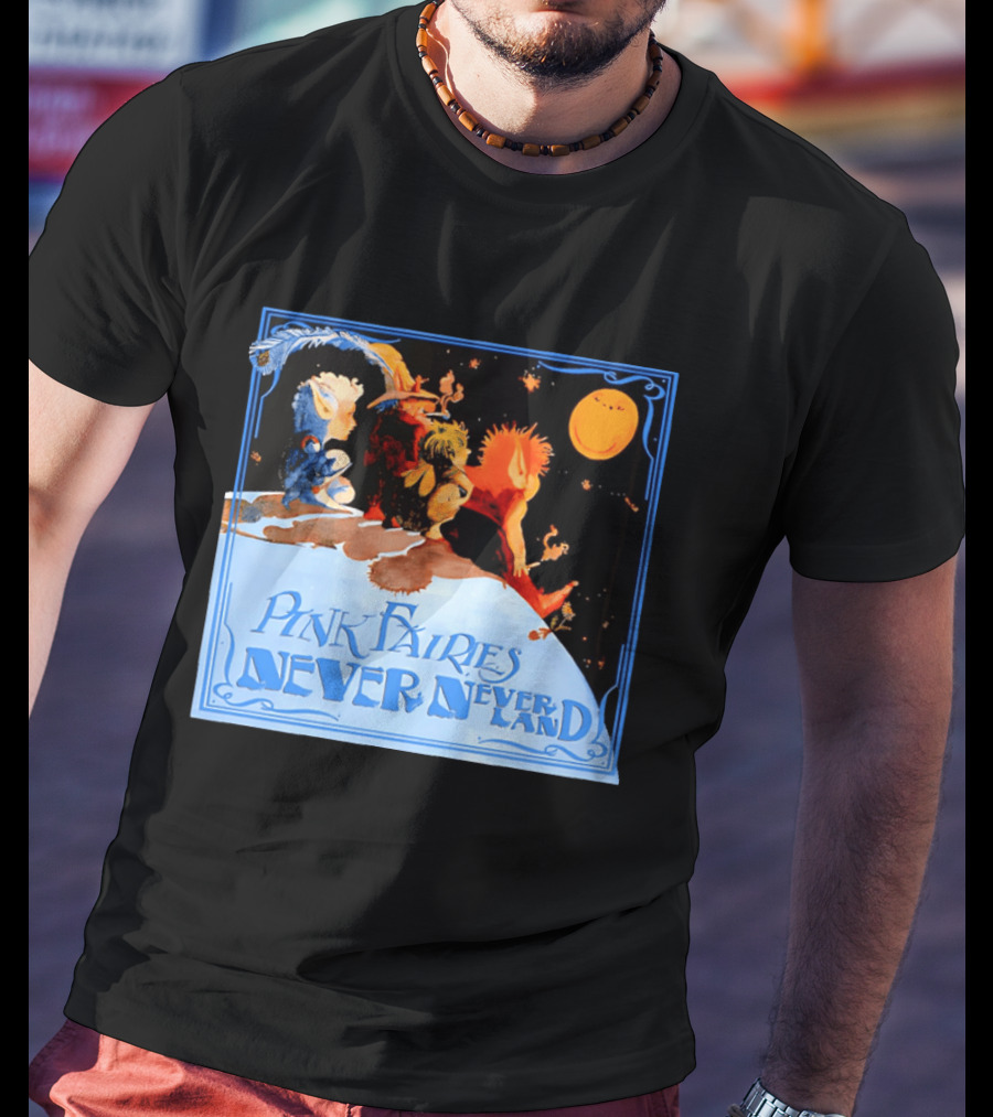 Pink Fairies Never Never Land Vintage Fantasy T-Shirt