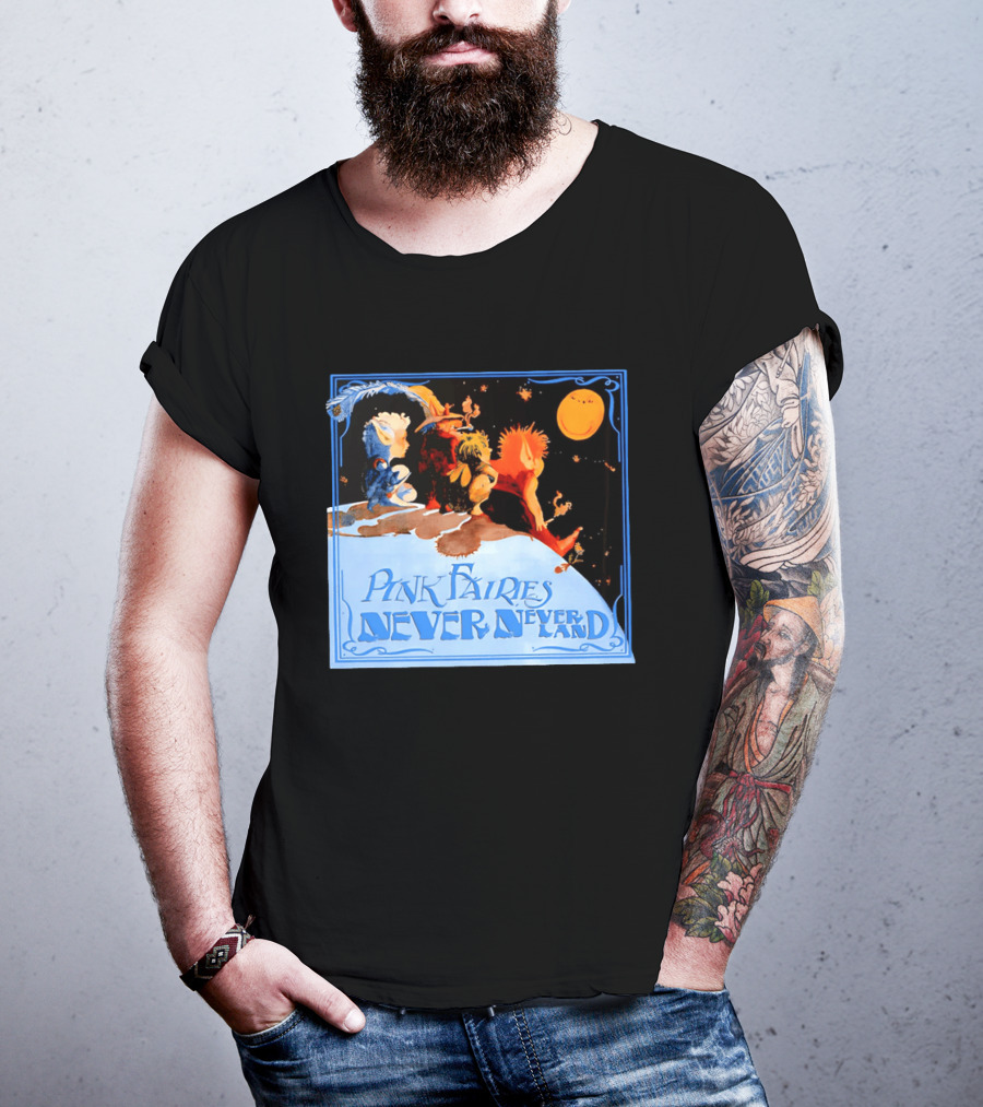 Pink Fairies Never Never Land Vintage Fantasy T-Shirt
