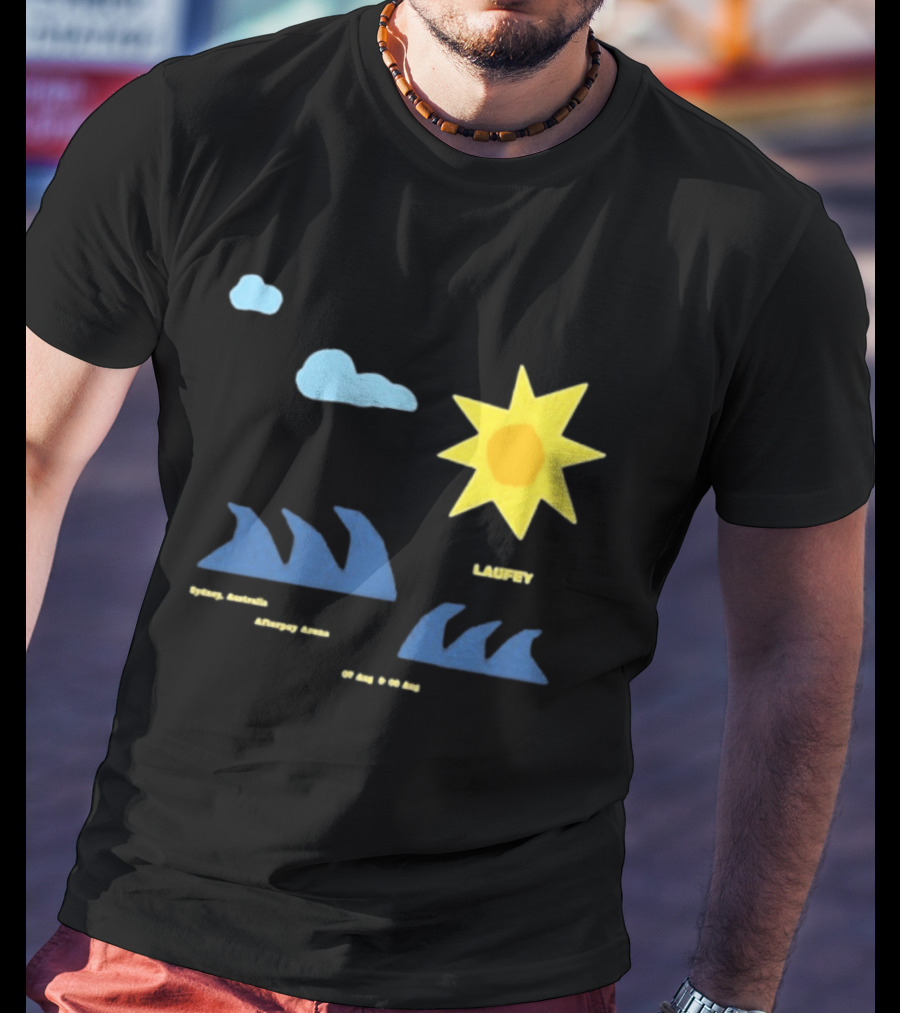 Sydney Australia Opera House Laufey Event Sun & Clouds T-Shirt