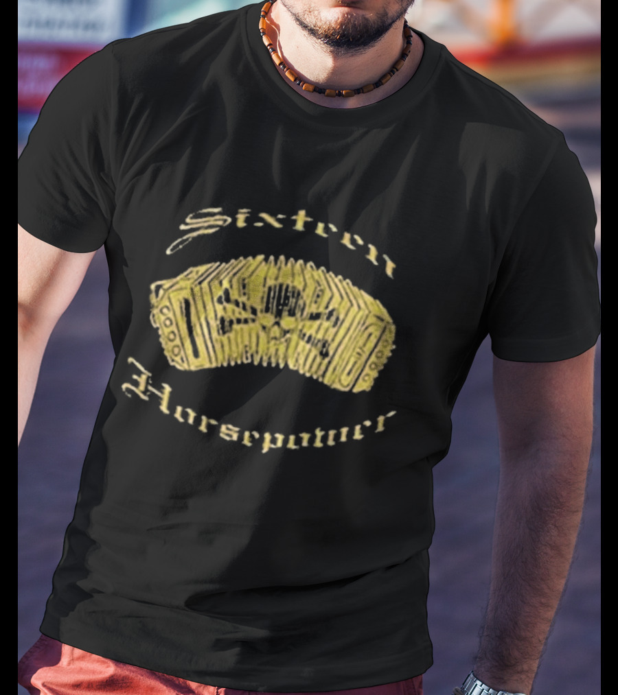 Sixteen Horsepower Yellow Accordion T-Shirt