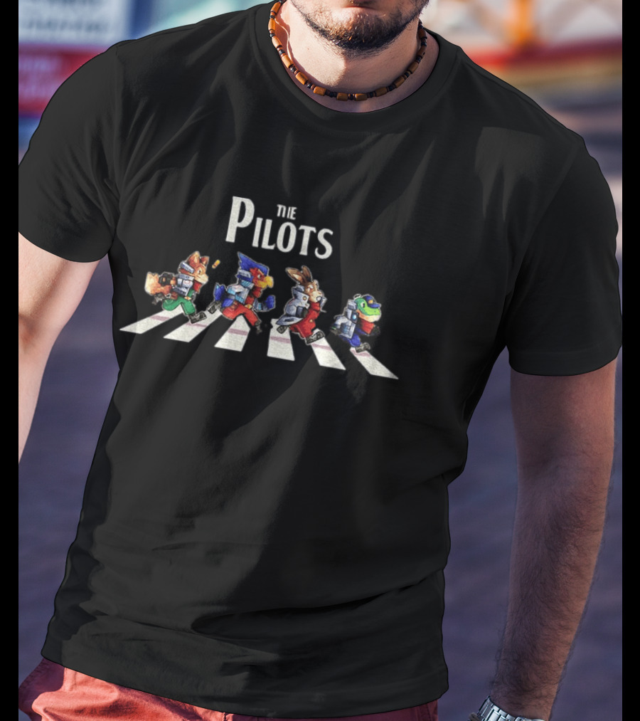 Star Fox Abbey Road The Pilots Crossing Iconic Walkway T-Shirt