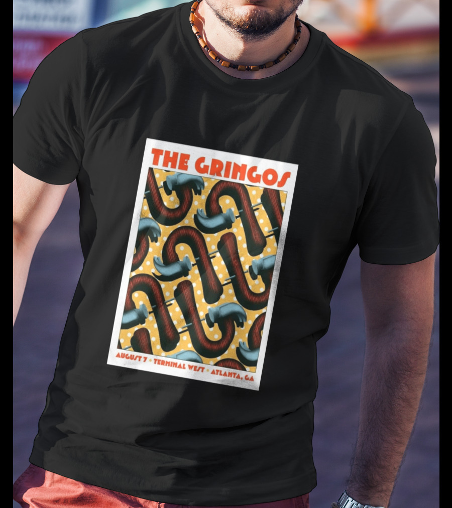 The Gringos August 7 2026 Terminal West Atlanta GA T-Shirt